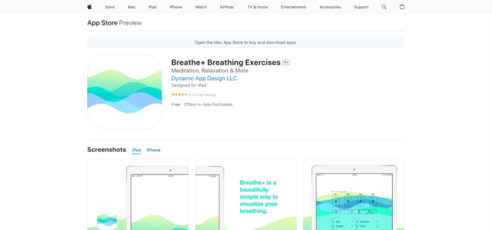 breathe plus Meditation App