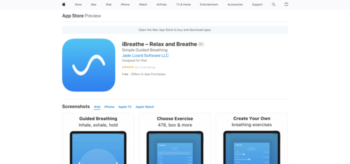 iBreathe Meditation App